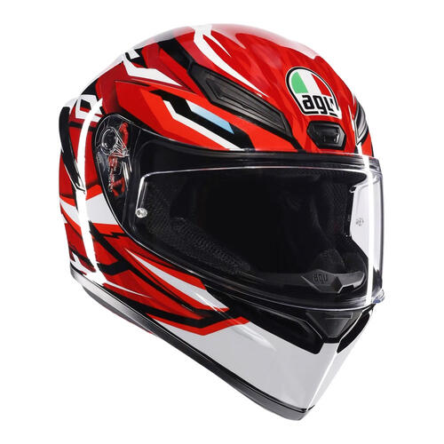 AGV Road Motorcycle Helmet K1 S Lion Black/Red/White S