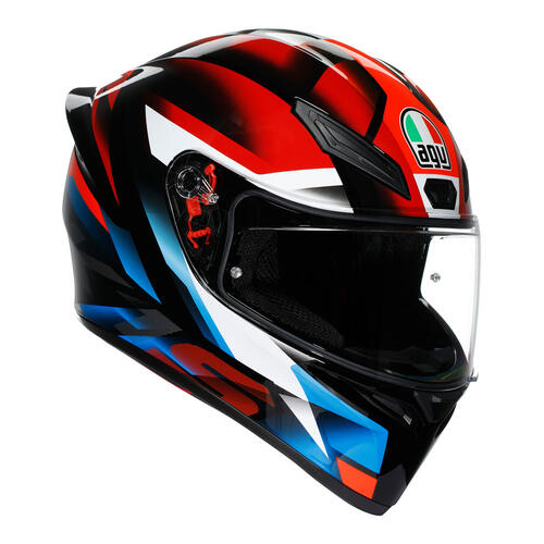 AGV Road Motorcycle Helmet K1 S Fastlap Black/Red/Blue