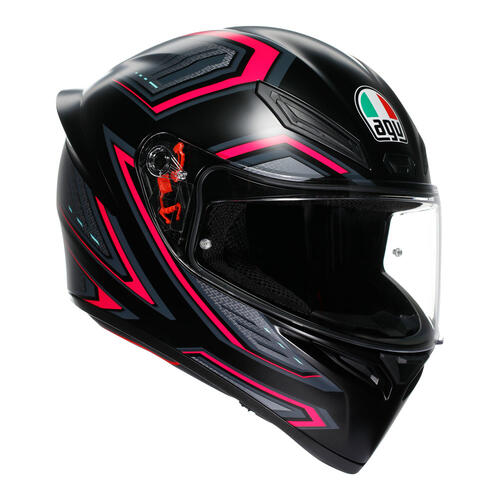 AGV Road Motorcycle Helmet K1 S Sling Matt Black/Pink