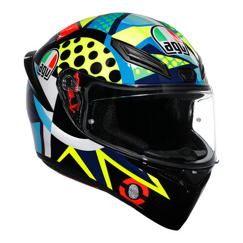 AGV Road Motorcycle Helmet K1 S Rossi Winter Test 2020