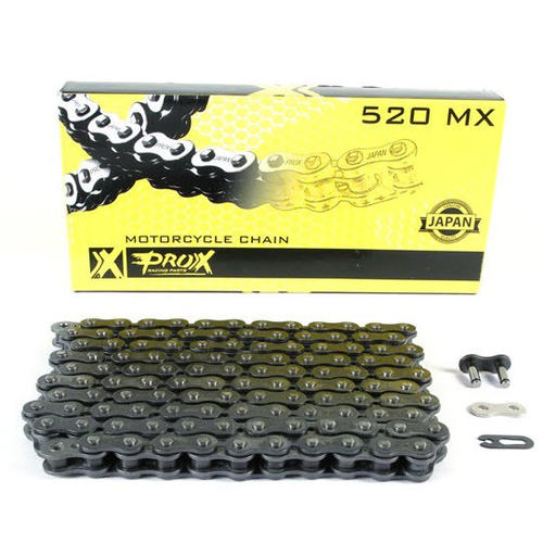 Chain Length: 114 114 Links Chain Type: 520 Color: Natural JTC520HDR114SL Chain Application: Street JT Drive Chain 520 HDR Race Series Super Competition Chain 