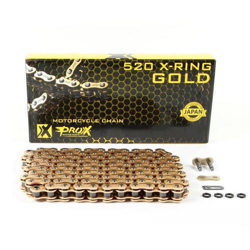 Yamaha XT660Z 1991-1998 Pro-X 520 Heavy Duty Gold X-Ring Drive Chain 