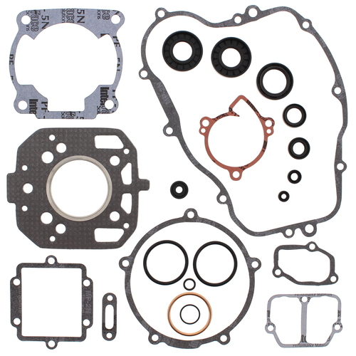 Kawasaki KX125 1987 Vertex Gasket Rebuild Kit With Oil Seals