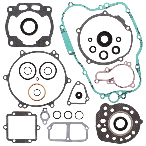 Kawasaki KX125 1989 Vertex Gasket Rebuild Kit With Oil Seals