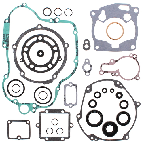 Kawasaki KX125 1992-1993 Vertex Gasket Rebuild Kit With Oil Seals