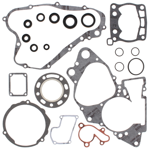 Fits Suzuki RM125 1989 Vertex Gasket Rebuild Kit With Oil Seals