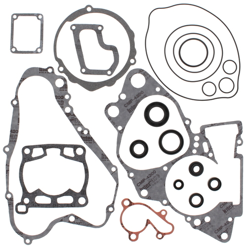 Fits Suzuki RM125 1990 Vertex Gasket Rebuild Kit With Oil Seals