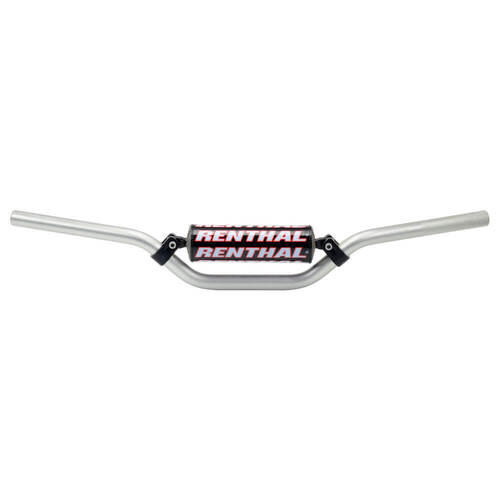 Renthal MX 7/8" Aluminium Handlebars 825 KTM 50SX Mini Bend Silver