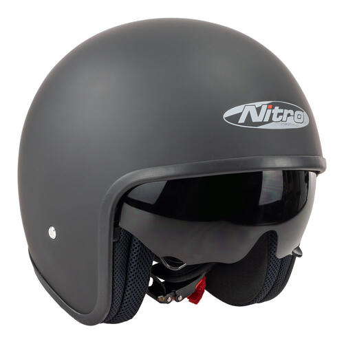 Nitro Motorcycle Helmet X606V Satin Black