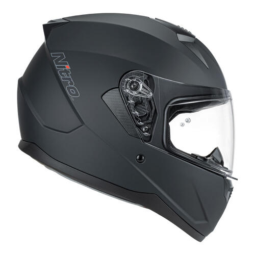 Nitro Motorcycle Helmet N670 Full Face Satin Black XS