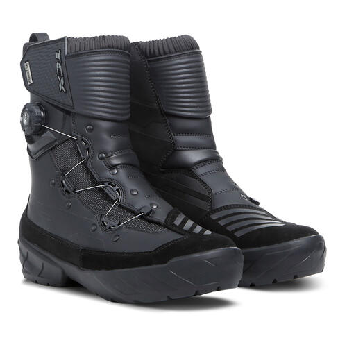 TCX Infinity 3 Mid Waterproof Motorcycle Boots Black