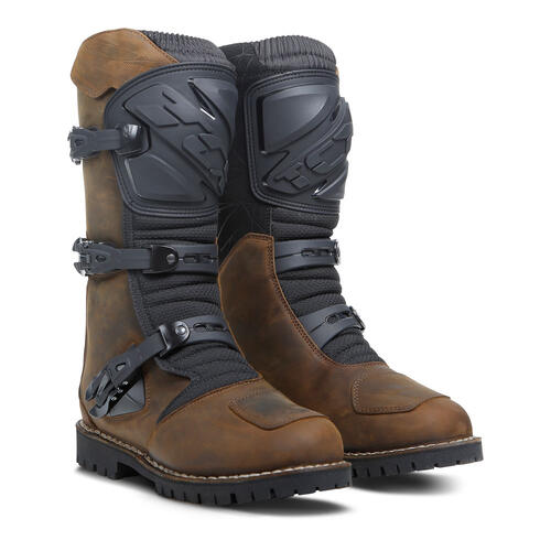 TCX Drifter Waterproof Motorcycle Boots Brown EU 41/US 8