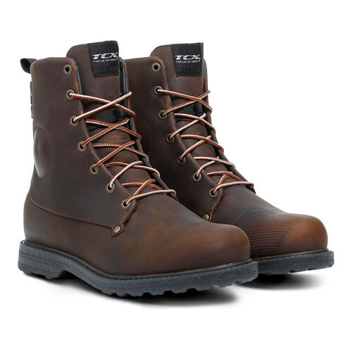 TCX Blend 2 Waterproof Motorcycle Boots Brown EU 43/US 9