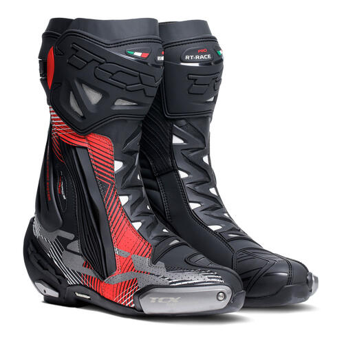 TCX RT-Race Pro Air Motorcycle Boots Black/Red/White