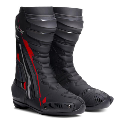TCX S-TR1 Motorcycle Boots Black/Red/White EU 38/US 5