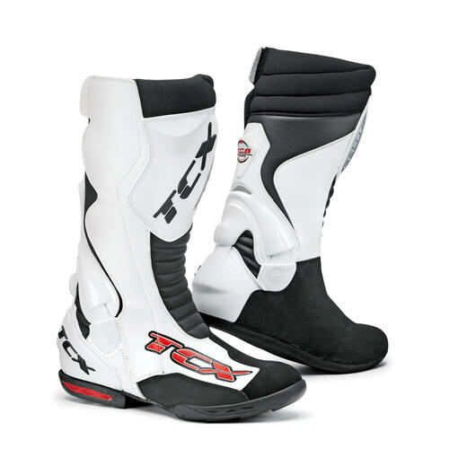 TCX - TCS Speedway Motorcycle Boots White EU 42/US 8.5
