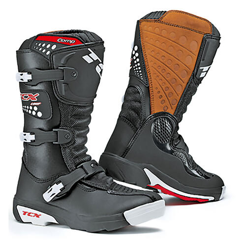 TCX Comp Kid Motorcycle Boots Black EU 30/US 13