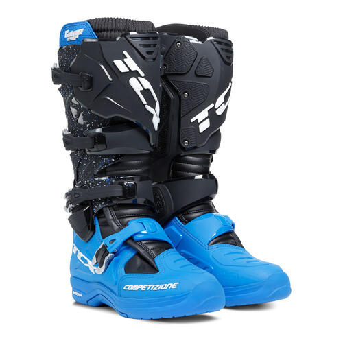 TCX Comp Evo 2 Michelin Motorcycle Boots Black/Blue