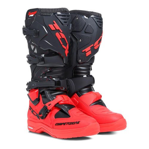 TCX Comp Evo 2 Michelin Motorcycle Boots Black/Red