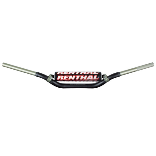 Renthal MX Twinwall Aluminium Handlebars 918 Black With Bar Pad