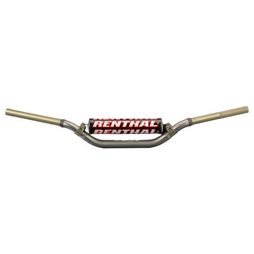 Renthal MX Twinwall Aluminium Handlebars 918 Tanium w/Bar Pad