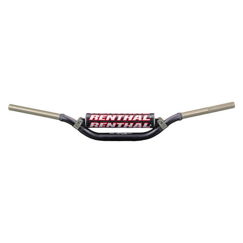 Renthal MX Twinwall Aluminium Handlebars 922 Black With Bar Pad