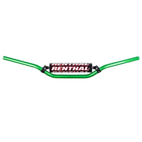Renthal MX 7/8" Aluminium Handlebars 971 Ricky Carmichael RC Bend Green