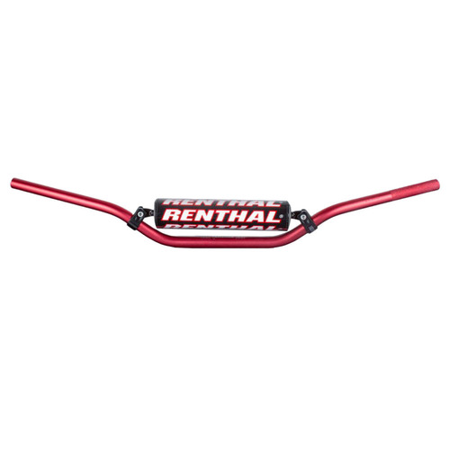 Renthal MX 7/8" Aluminium Handlebars 971 Ricky Carmichael RC Bend Red