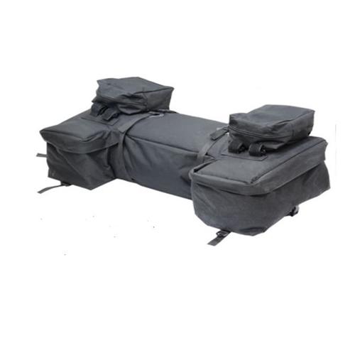 Atv Quad Rear Rack Storage Luggage Bag Universal Black