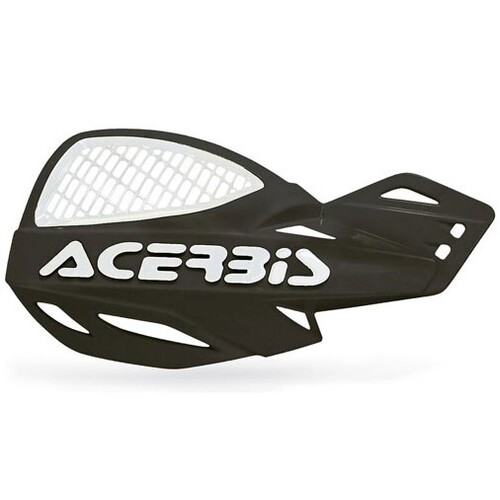 Acerbis Uniko Vented MX Motocross Handguards Black White