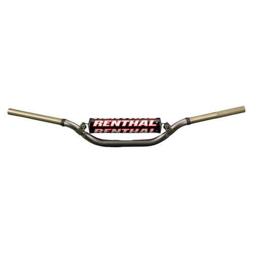 Renthal MX Twinwall Aluminium Handlebars 998 Tanium w/Bar Pad