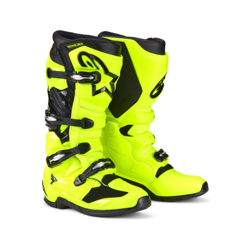 Alpinestars Tech 7 MX Off-Road Boots Fluoro Yellow-Black 06