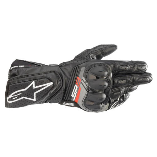 Alpinestars SP8 V3 Leather Road Race Gloves Black 58