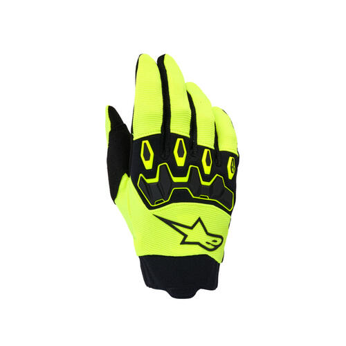Alpinestars Full Bore V2 MX Gloves 2026-2027 Yellow Fluoro Black