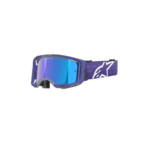 Alpinestars Vision 8 Corp MX Off-Road Goggles Mirror Lens Purple