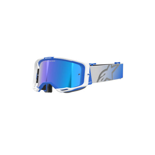 Alpinestars Vision 8 Corp MX Off-Road Goggles Mirror Lens Blue White