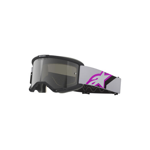 Alpinestars Vision 5 Corp MX Off-Road Goggles Mirror Lens Light-Grey Purple