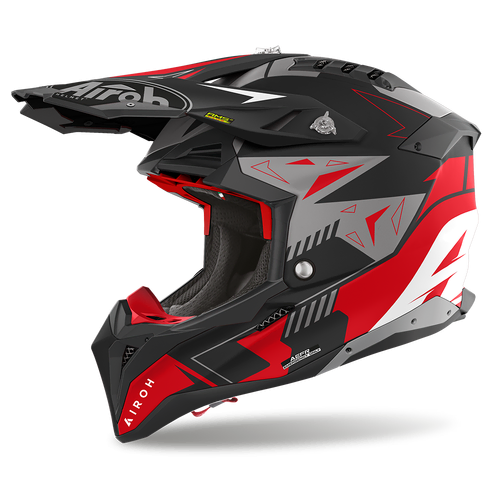 Airoh Off-Road Helmet Aviator 3pin Red Matt 