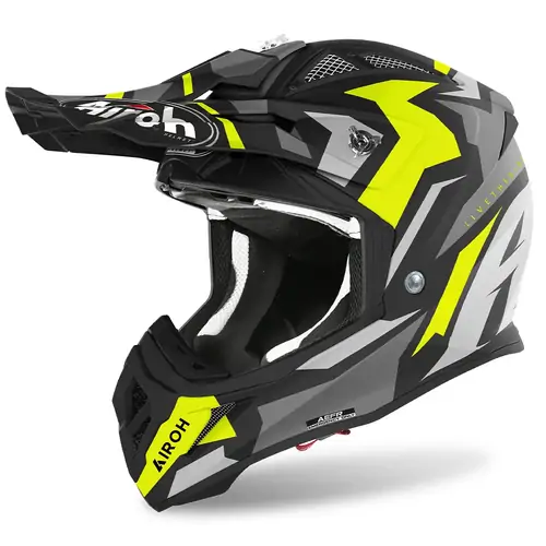 Airoh Off-Road Helmet Aviator Acewoop Yellow Matt 