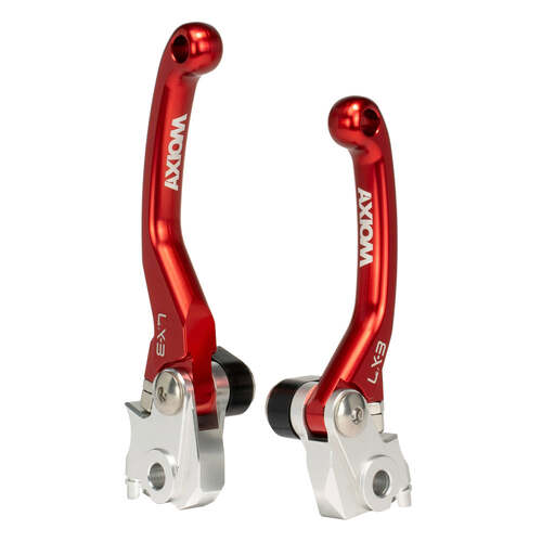 Husqvarna FC450 2014 - 2015 Axiom LX-3 Flex Pivot Clutch & Brake Lever Set Red