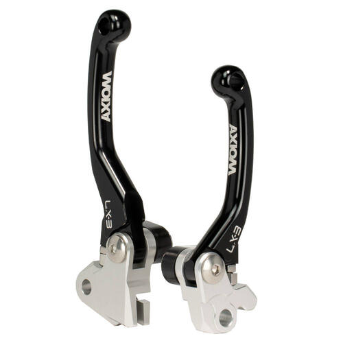 Beta RR 350 4T 2012-2025 Axiom Flex Brake & Clutch Lever Set Anodised Aluminium