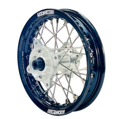 KTM  50 SX 2014-2026 Axiom/DID Rear Wheel 10x1.6 Black Rim Silver Hub Silver Spokes