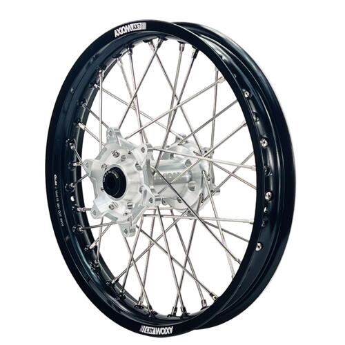 Beta RR 250 2T Racing 2019-2026 Axiom/DID Rear Wheel 18x2.15 Black Rim Silver Hub Silver Spokes