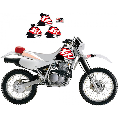 Honda XR250R XR400R 1996- 2004 Blackbird Graphics Kit 