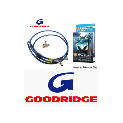 Goodridge Braided Brake Lines Pair - Front And Rear Set