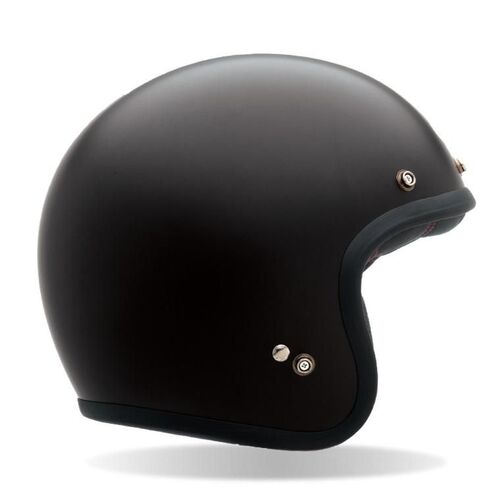 Bell Custom 500 Motorcycle Helmet Open Face Solid Matte Black
