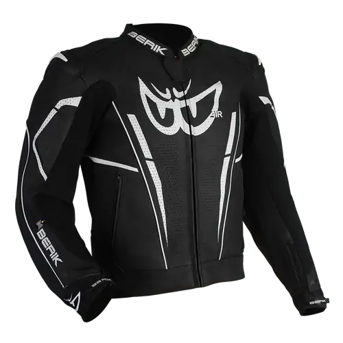 Berik Mens Motorcycle Jacket Monza Black/White 48