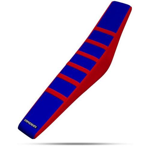 Beta 200 RR 2020 - 2023 Strike Gripper Ribbed Seat Cover Red-Blue-Red