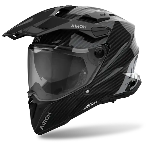 Airoh Dual-Purpose Adventure Helmet Commander 2 Full Carbon Gloss 