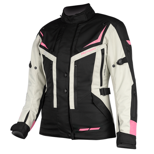 Motodry Rallye 2 Womens Jacket Black/Grey/Magenta 12